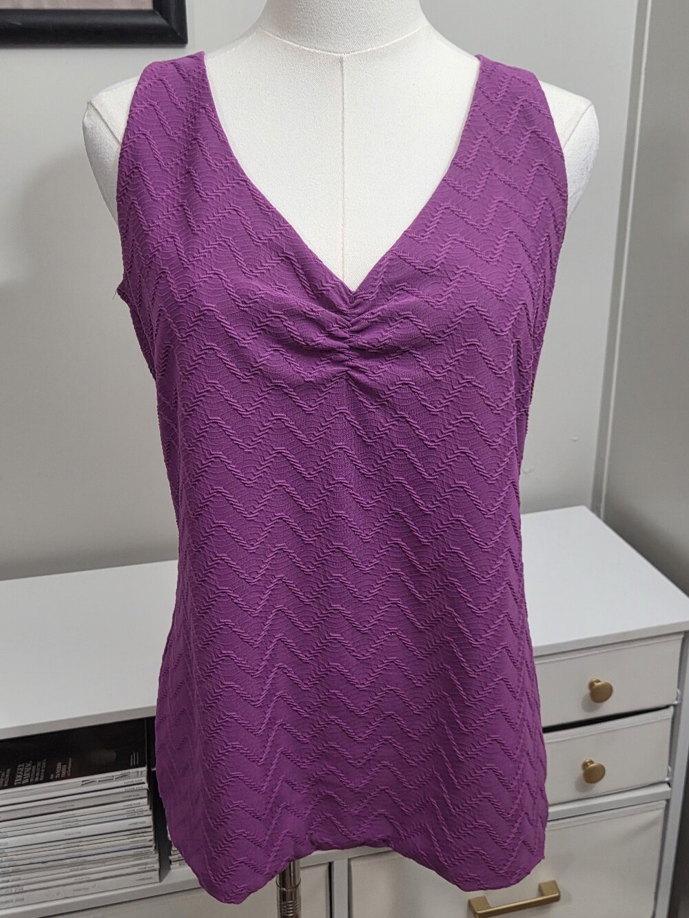 White House Black Market Tank Blouse (L)